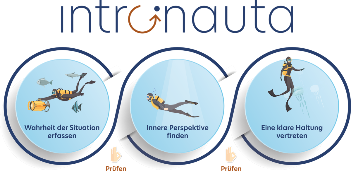 Die drei Schritte im Intronauta Business Coaching